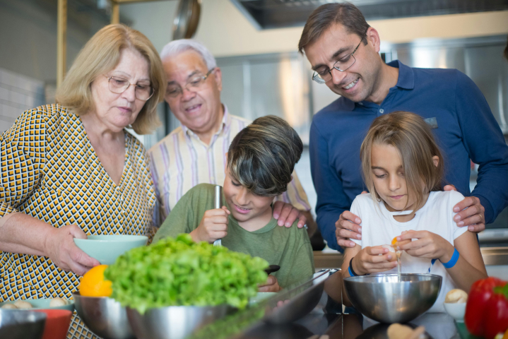 Famille multigénérationnelle